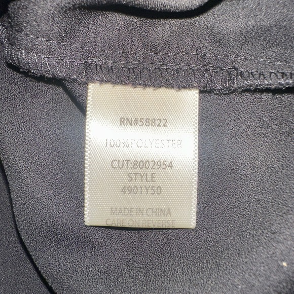 Max Studio Flutter Sleeve Floral Tiered Maxi Dress Black & White Long S-SMALL - Picture 11 of 13